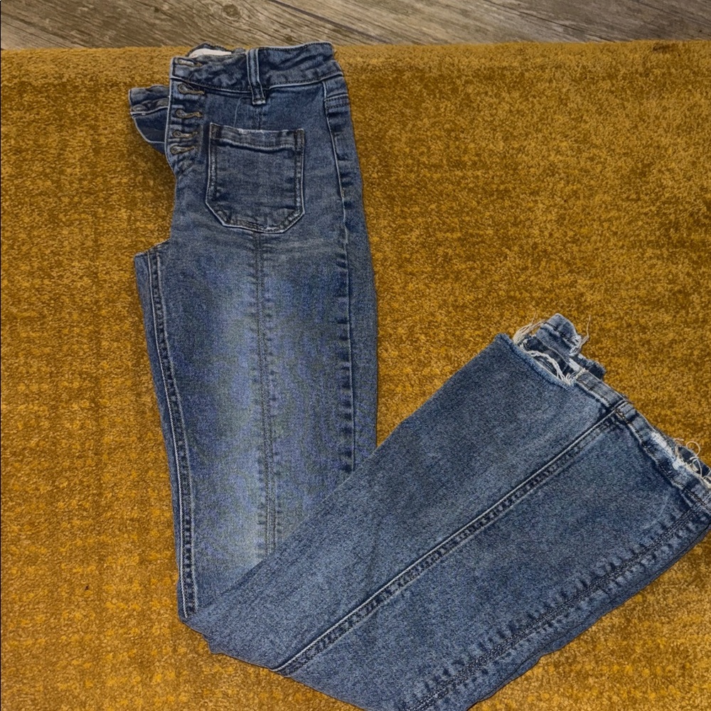 Classic Denim Wide Leg Jeans